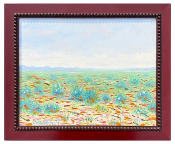 GREG BEHYMER "PALMETTO SHRUB" PAINTING