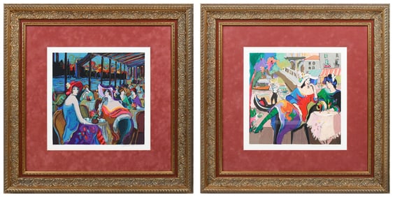 TWO ISAAC MAIMON SERIGRAPHS