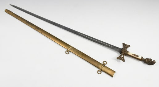 ADAM W. SPIES MILITIA OFFICER SWORD