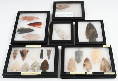 20 PC. AMERICAN NATIVE INDIAN ARROWHEAD COLLECTION