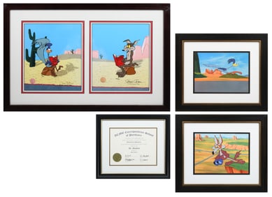 4PC. WARNER BROTHERS ANIMATION LOT