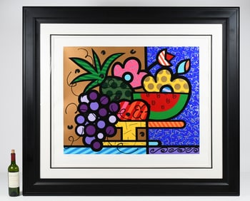ROMERO BRITTO “BRAZIL” EMBELLISHED SERIGRAPH
