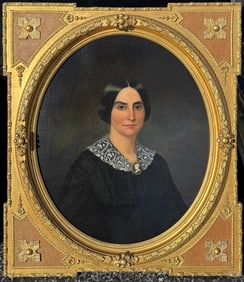 19TH PORTRAIT OF A BRUNETTE