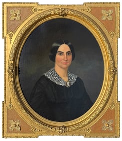 19TH PORTRAIT OF A BRUNETTE