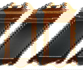 PR. MATCHING GILT PARLOR MIRRORS