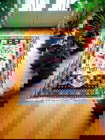 ESTATE TURKISH PRAYER RUG IVORY FIELD