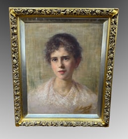 19TH-CENTURY PORTRAIT OF A YOUNG WOMAN