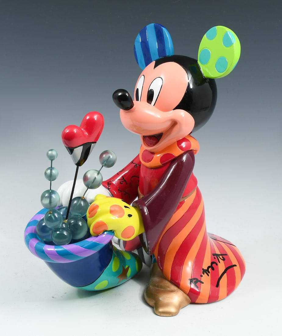 ROMERO BRITTO MICKEY MOUSE SCULPTURE (1 of 7)