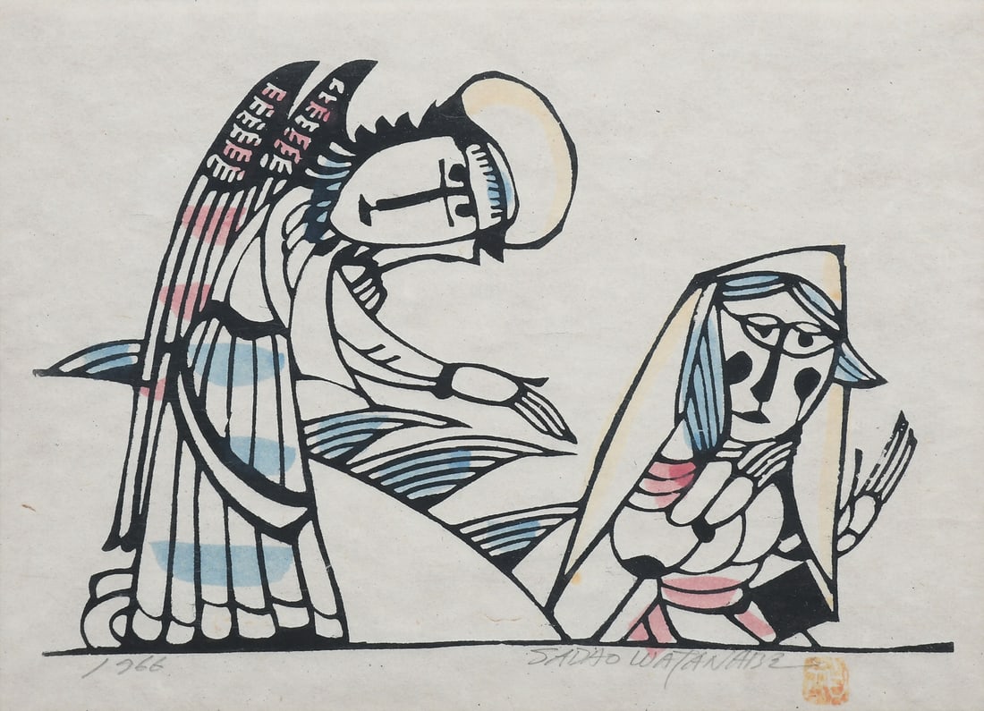 SADAO WATANABE JAPANESE WOODBLOCK PRINT (1 of 5)