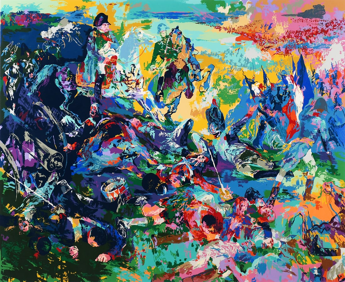 LARGE LEROY NEIMAN "NAPOLEON AT WATERLOO" SERIGRAP (1 of 4)