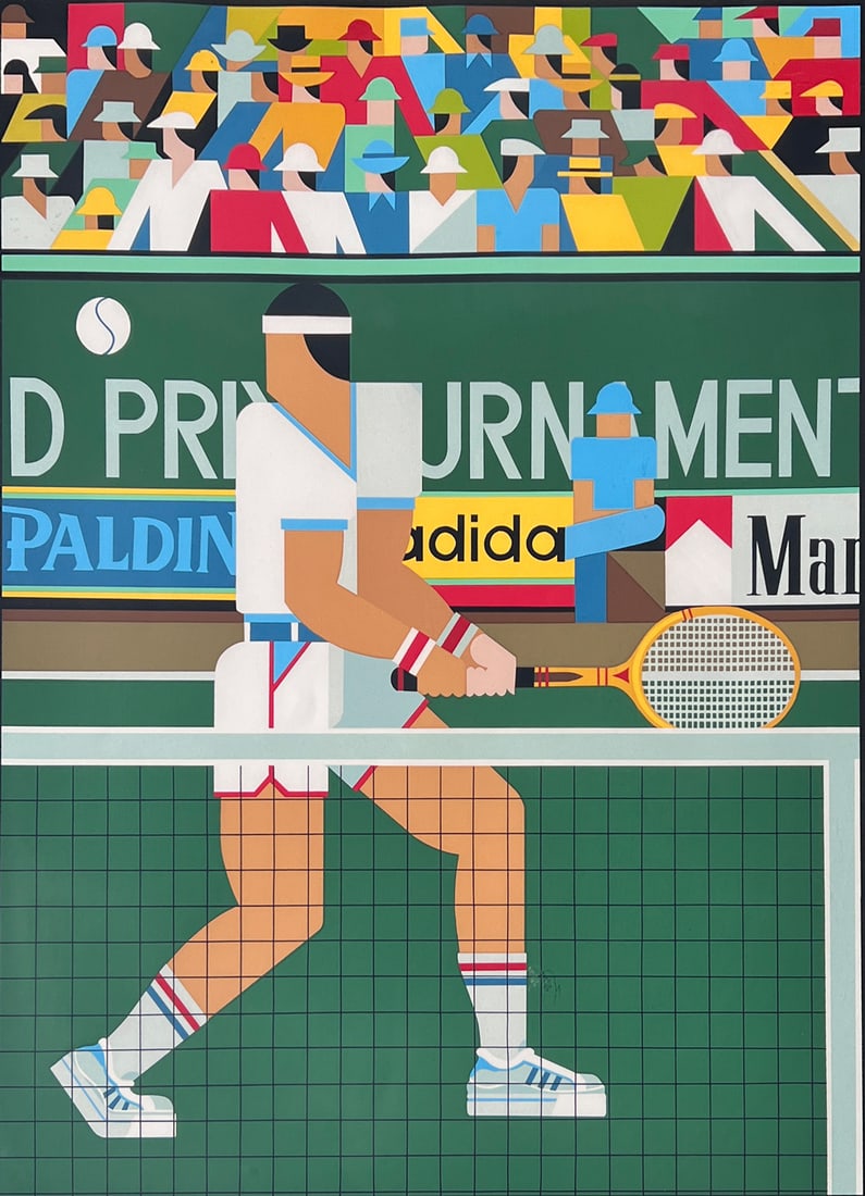 IMPIGLIA "TENNIS PLAYER" SERIGRAPH (1 of 6)