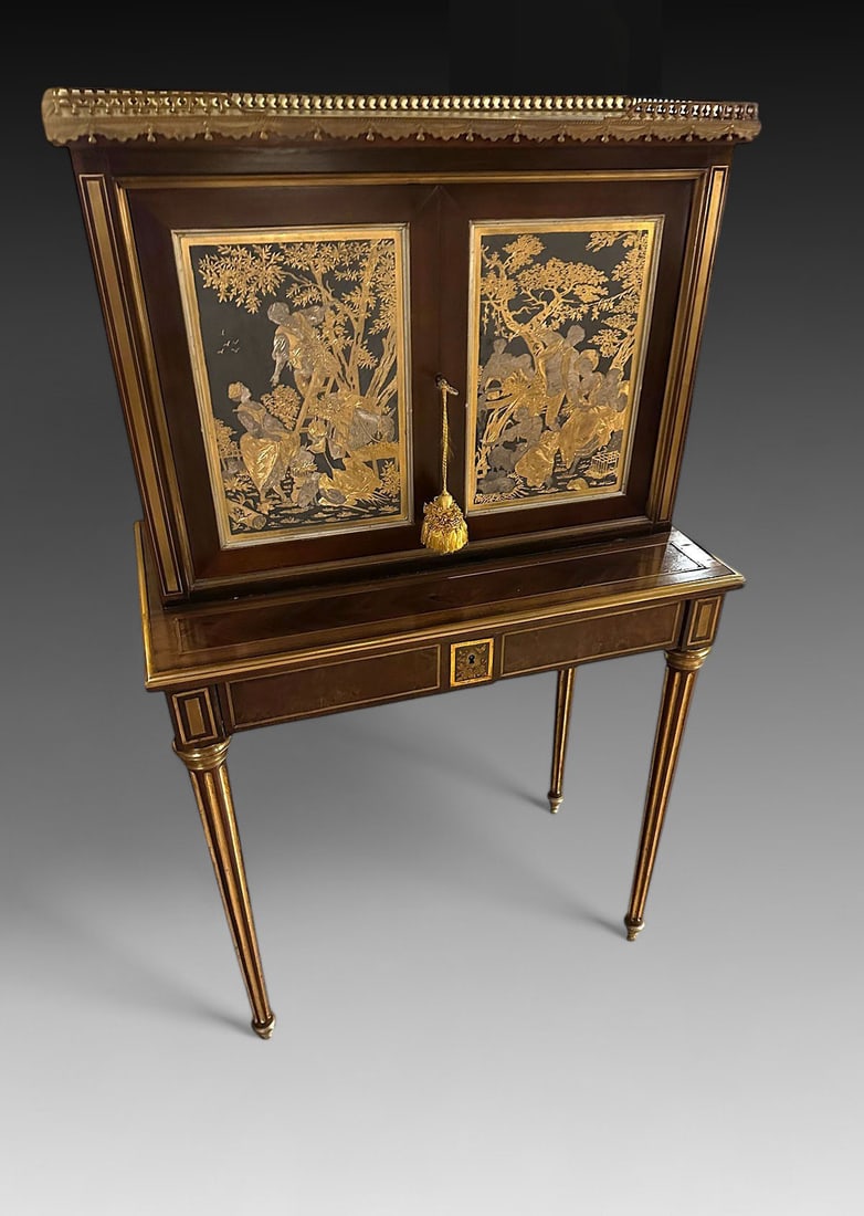 FRENCH LOUIS XVI STYLE BONHEUR DU JOUR (1 of 7)