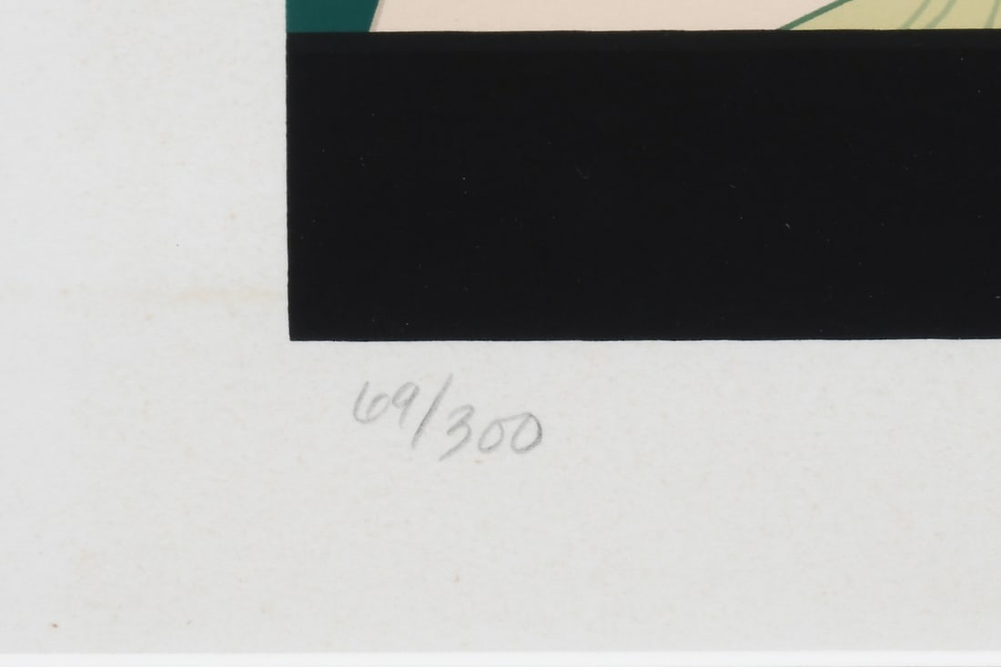 ERTE LITHOGRAPH "BUBBLES" - 3