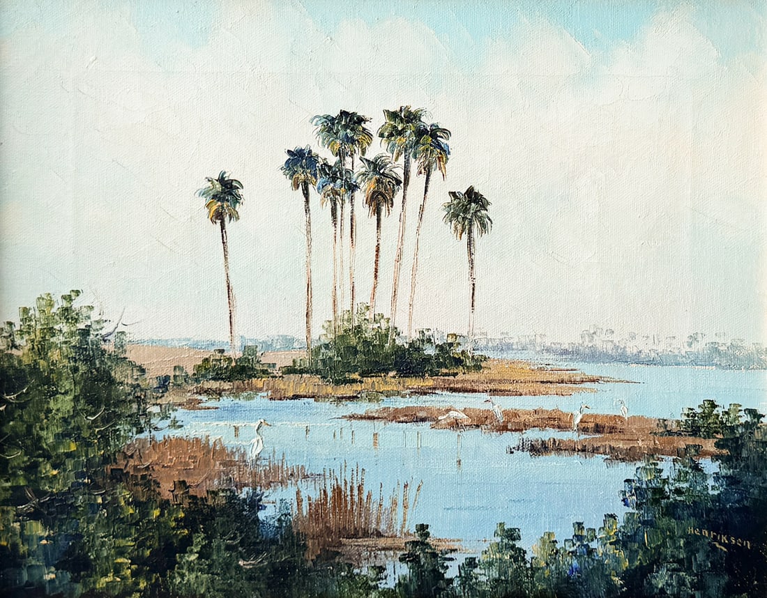 HENRIKSON LANDSCAPE PAINTING: HENRIKSON LANDSCAPE PAINTING: