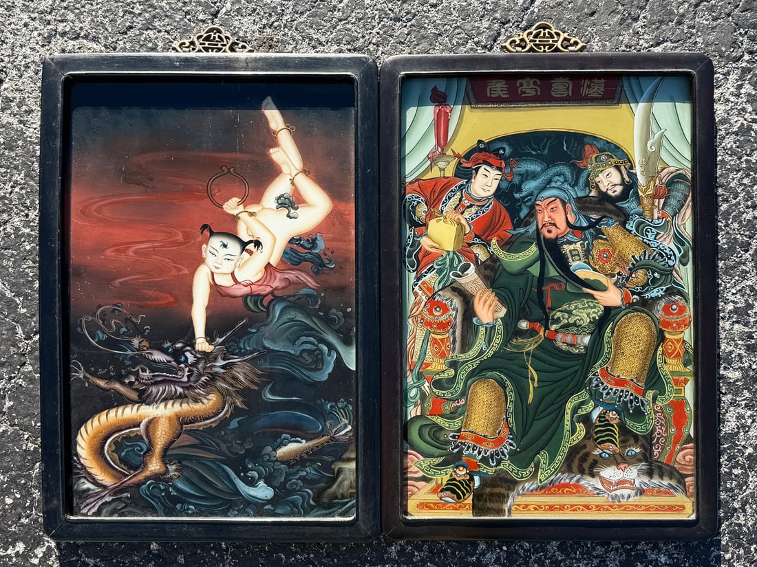 2PC. REVERSE PTGS. SEA SERPENT & GENGHIS KHAN: 2PC. REVERSE PTGS. SEA SERPENT & GENGHIS KHAN: