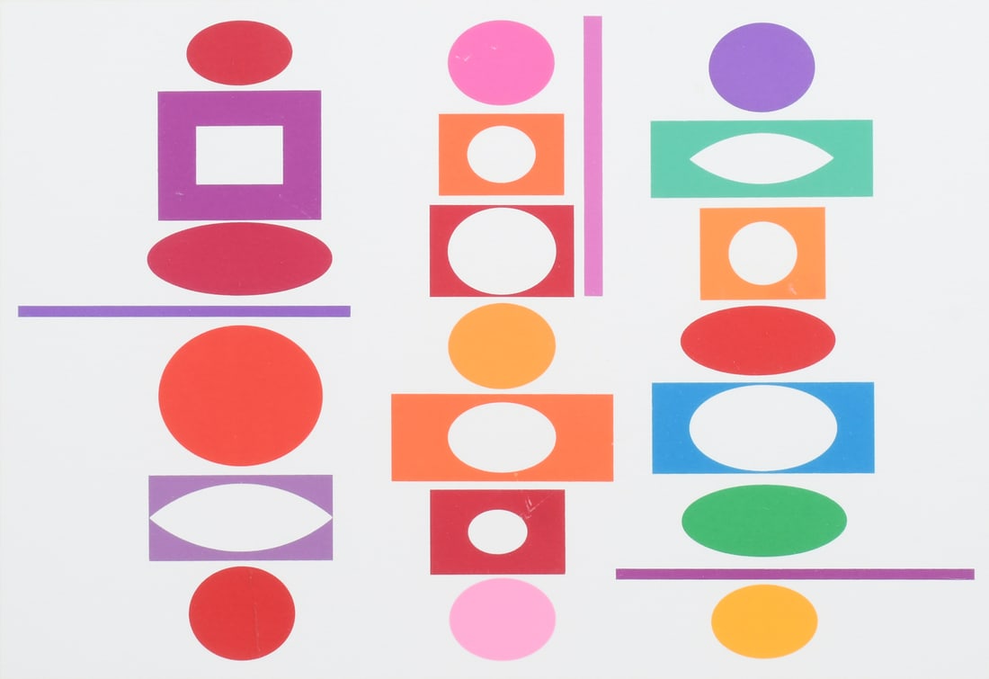 YAACOV AGAM "METAMORPHOSIS III" SERIGRAPH (1 of 5)