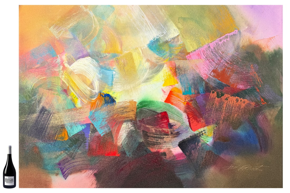 JACK ROBERTS "JARDIN DES TULIERES" PAINTING (1 of 4)