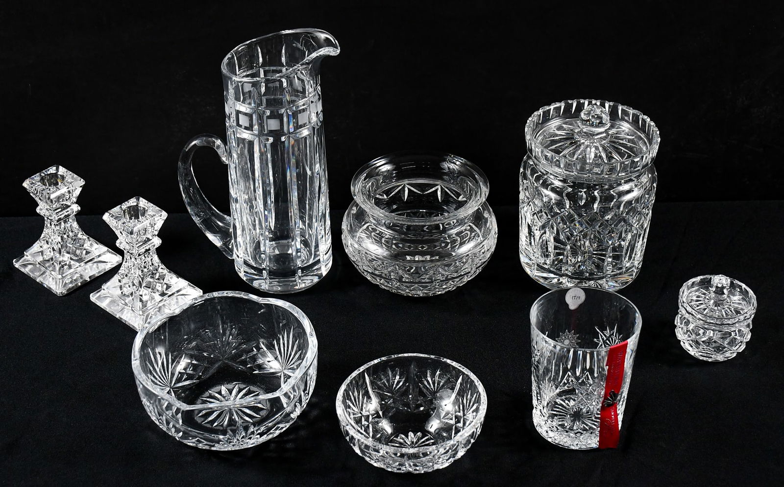 9 PC. WATERFORD CRYSTAL COLLECTION: 9 PC. WATERFORD CRYSTAL COLLECTION: