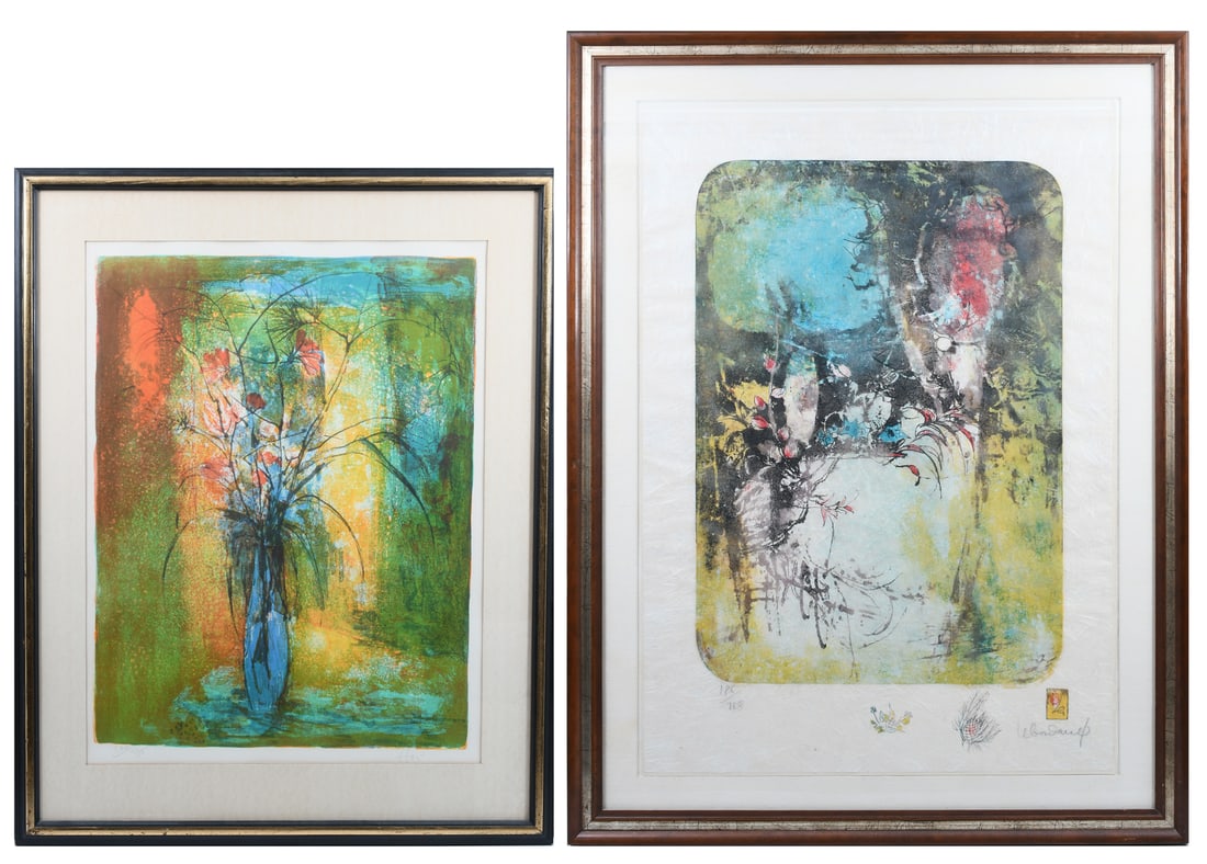 2 LEBADANG LITHOGRAPHS (1 of 8)