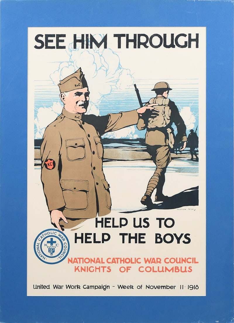 7PC. WORLD WAR I POSTERS AND PERIODICAL LOT - 4