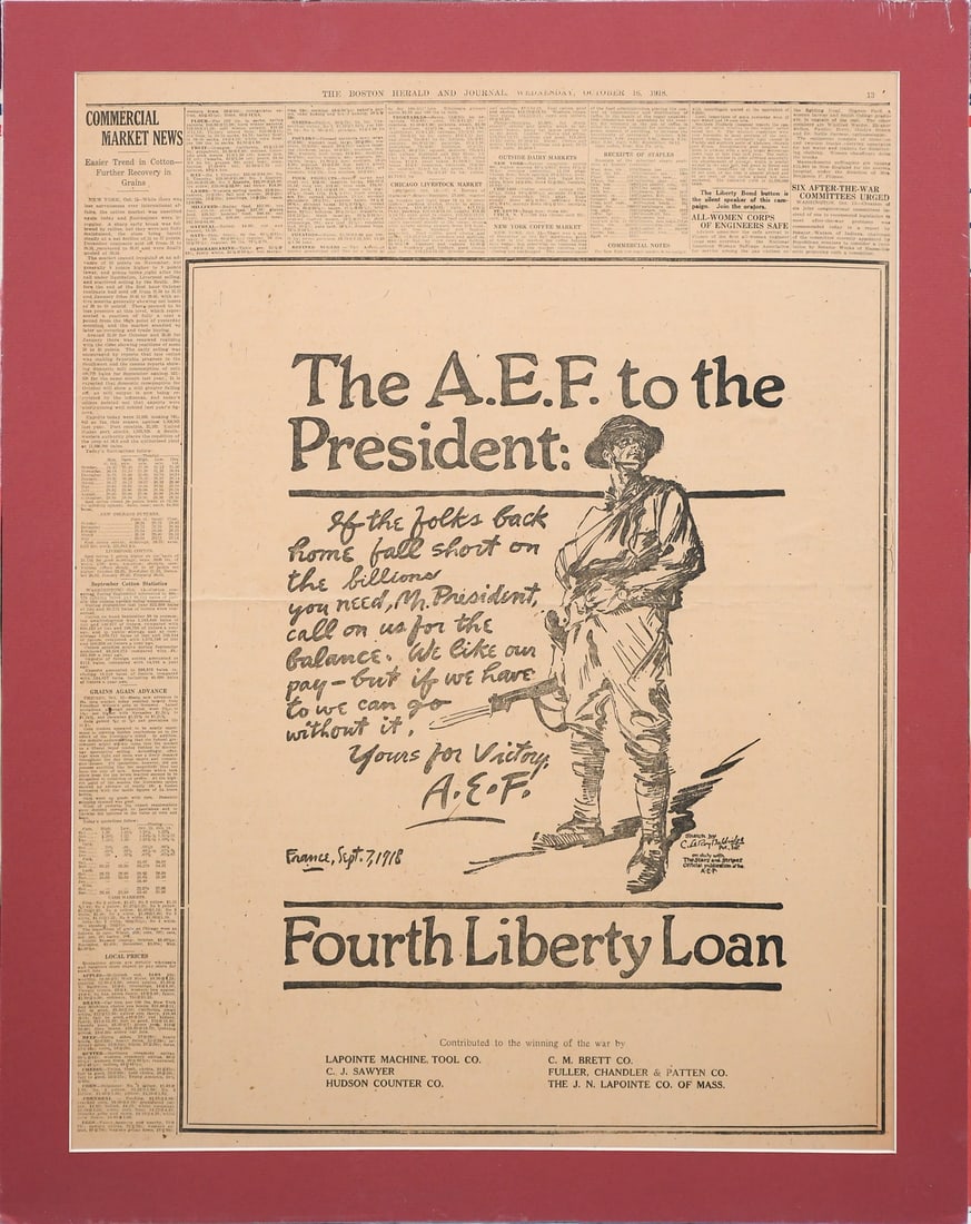 7PC. WORLD WAR I POSTERS AND PERIODICAL LOT - 7