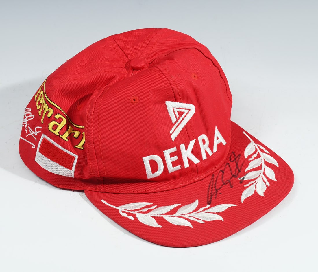 SCHUMACHER FERRARI SIGNED HAT (1 of 5)