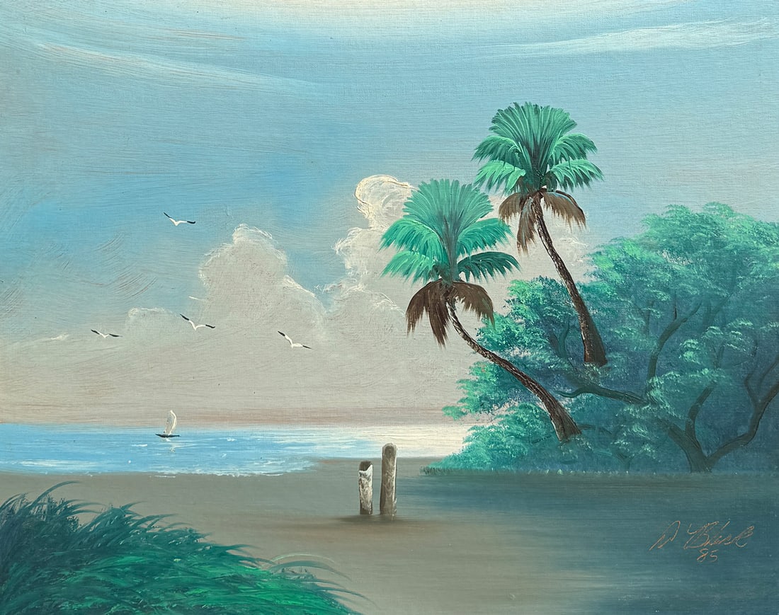 AL BLACK FLORIDA HIGHWAYMEN PAINTING (1 of 5)