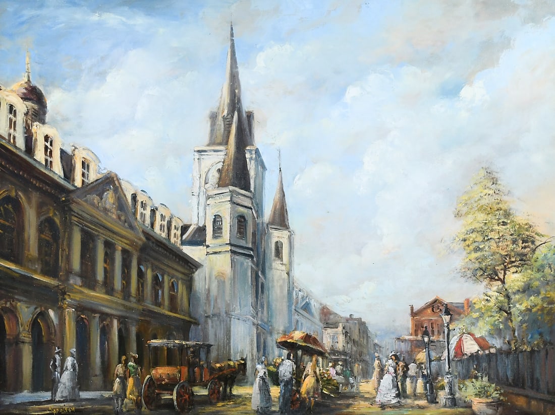 ST. LOUIS CATHEDRAL NEW ORLEANS PAINTING NAPOLEON (1 of 5)