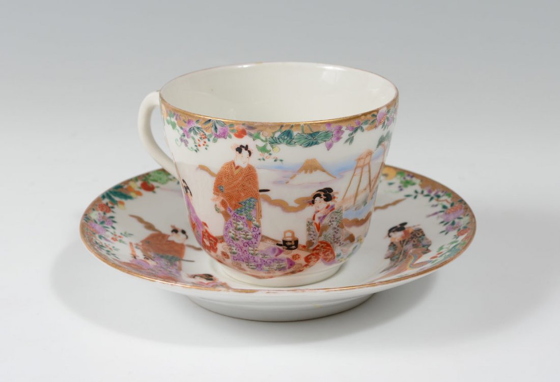 HICHOZAN SHIMPO ARITA JAPANESE CUP & SAUCER