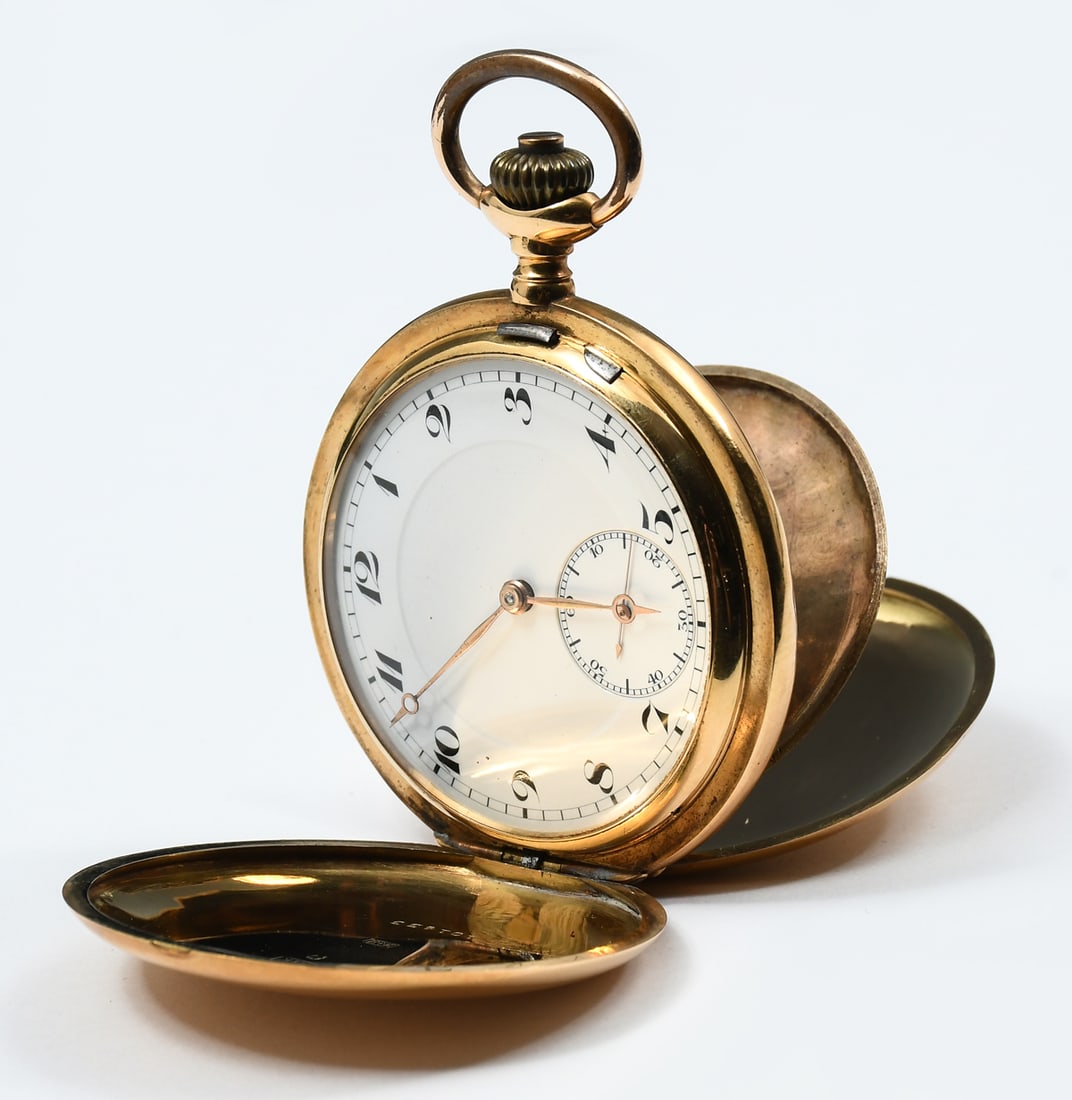 18K GOLD POCKETWATCH (1 of 9)
