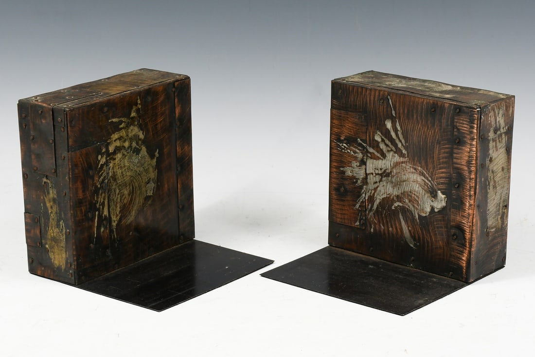 PR. MCM PAUL EVANS PATCHWORK BOOKENDS (1 of 5)