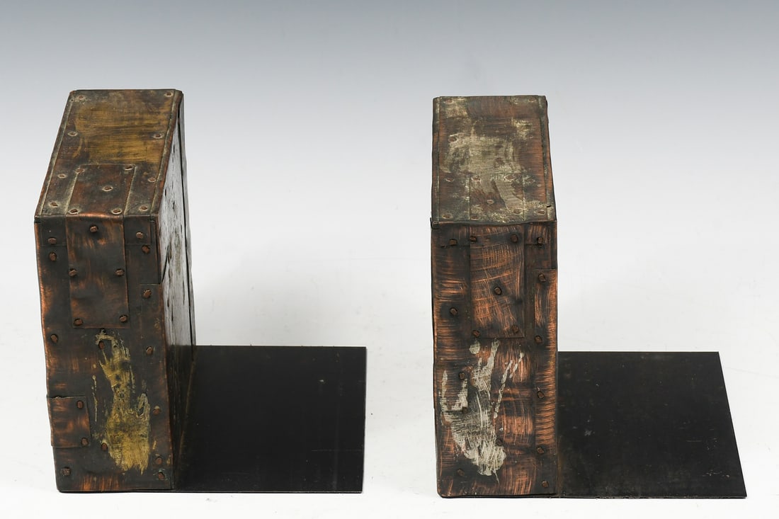 PR. MCM PAUL EVANS PATCHWORK BOOKENDS - 4