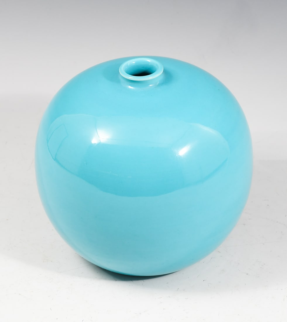 ROBIN'S EGG BITOSSI VASE (1 of 4)