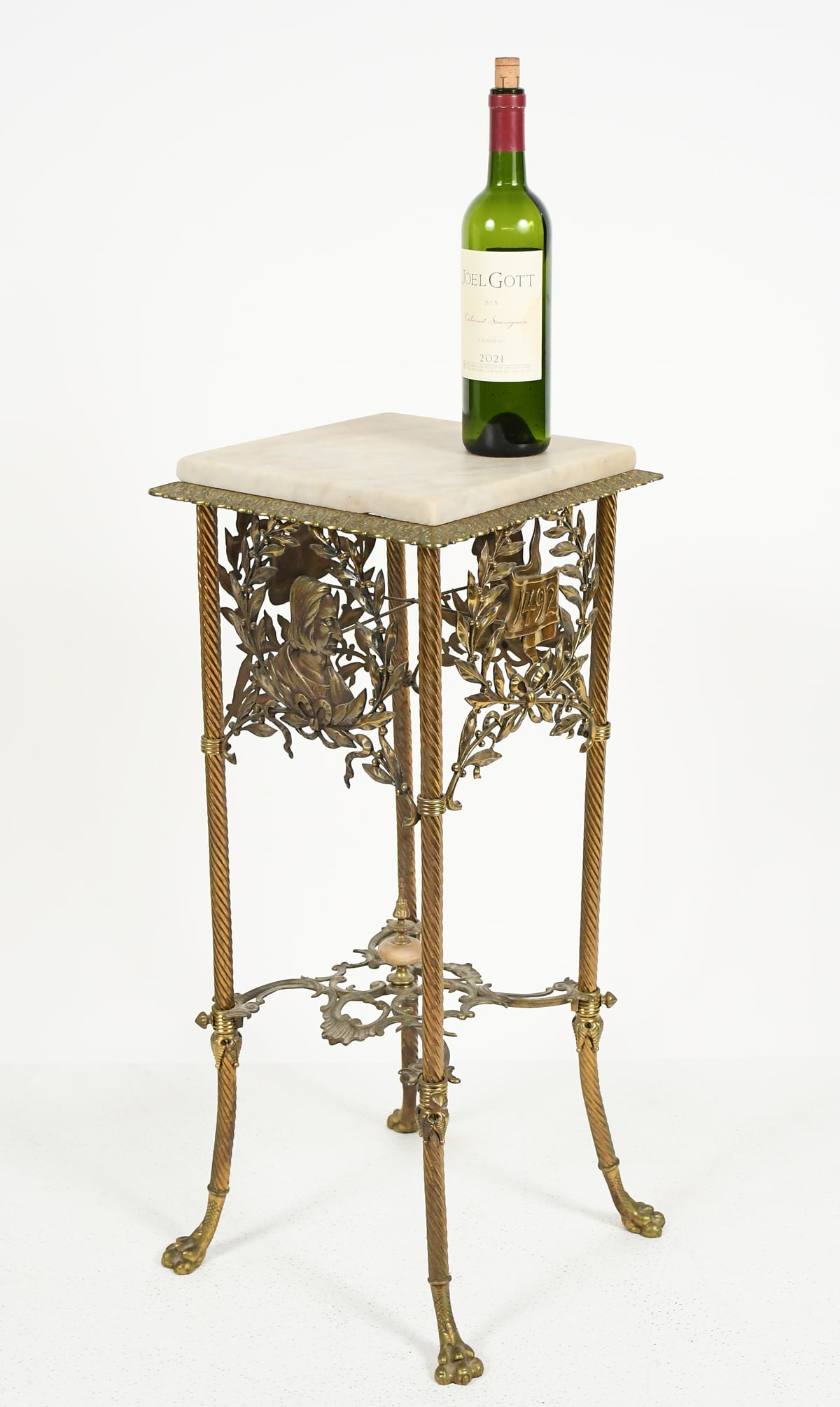 MARBLE TOP FERN STAND (1 of 5)