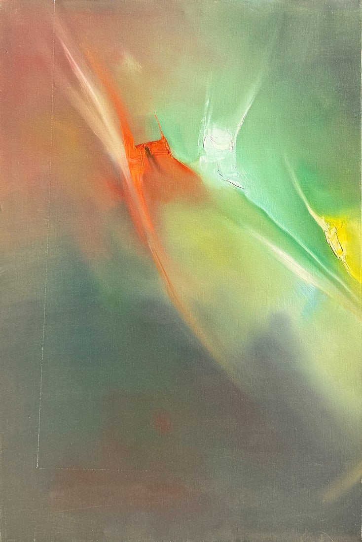 CAMPUZANO ABSTRACT OIL PAINTING (1 of 3)