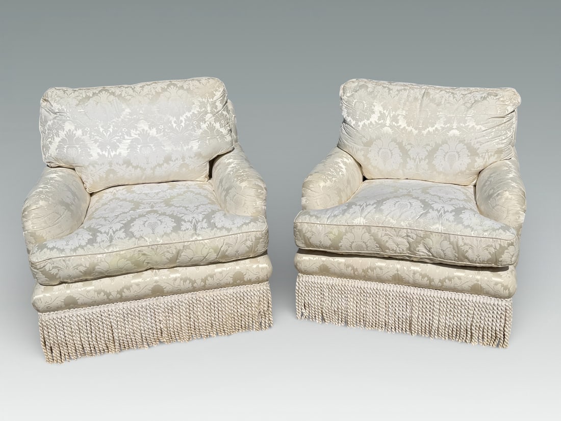 PR. RANDOLPH & HEIM UPHOLSTERED CLUB CHAIRS (1 of 5)