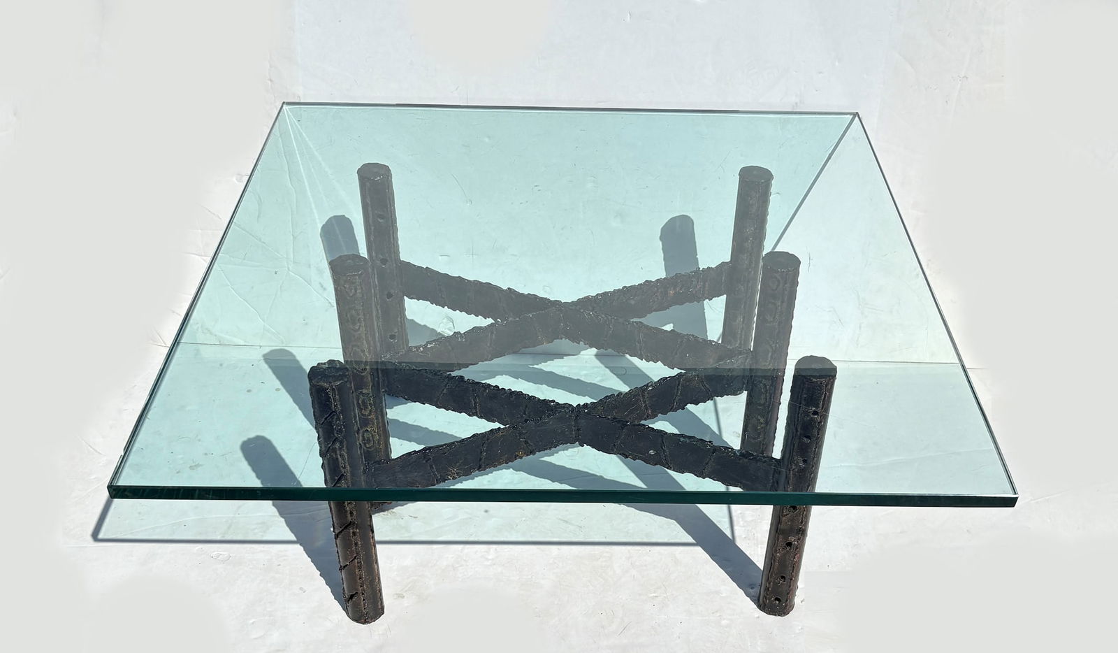SIGNED PAUL EVANS BRUTALIST COFFEE TABLE (1 of 1)