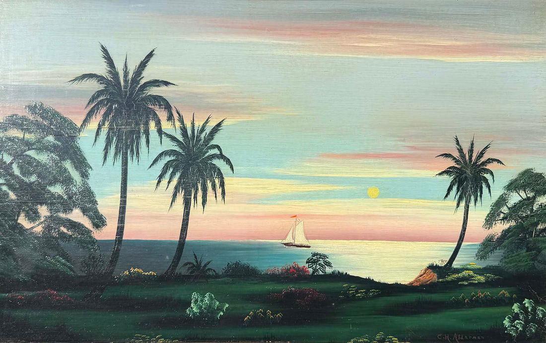 C.H. ALDERMAN HIGHWAYMEN-STYLE PAINTING (1 of 4)