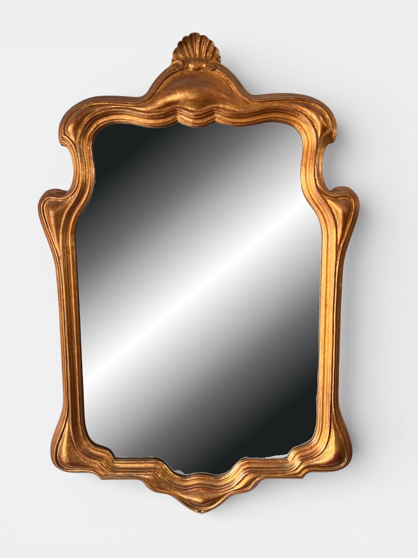 ART NOUVEAU STYLE ITALIAN GILDED MIRROR (1 of 2)