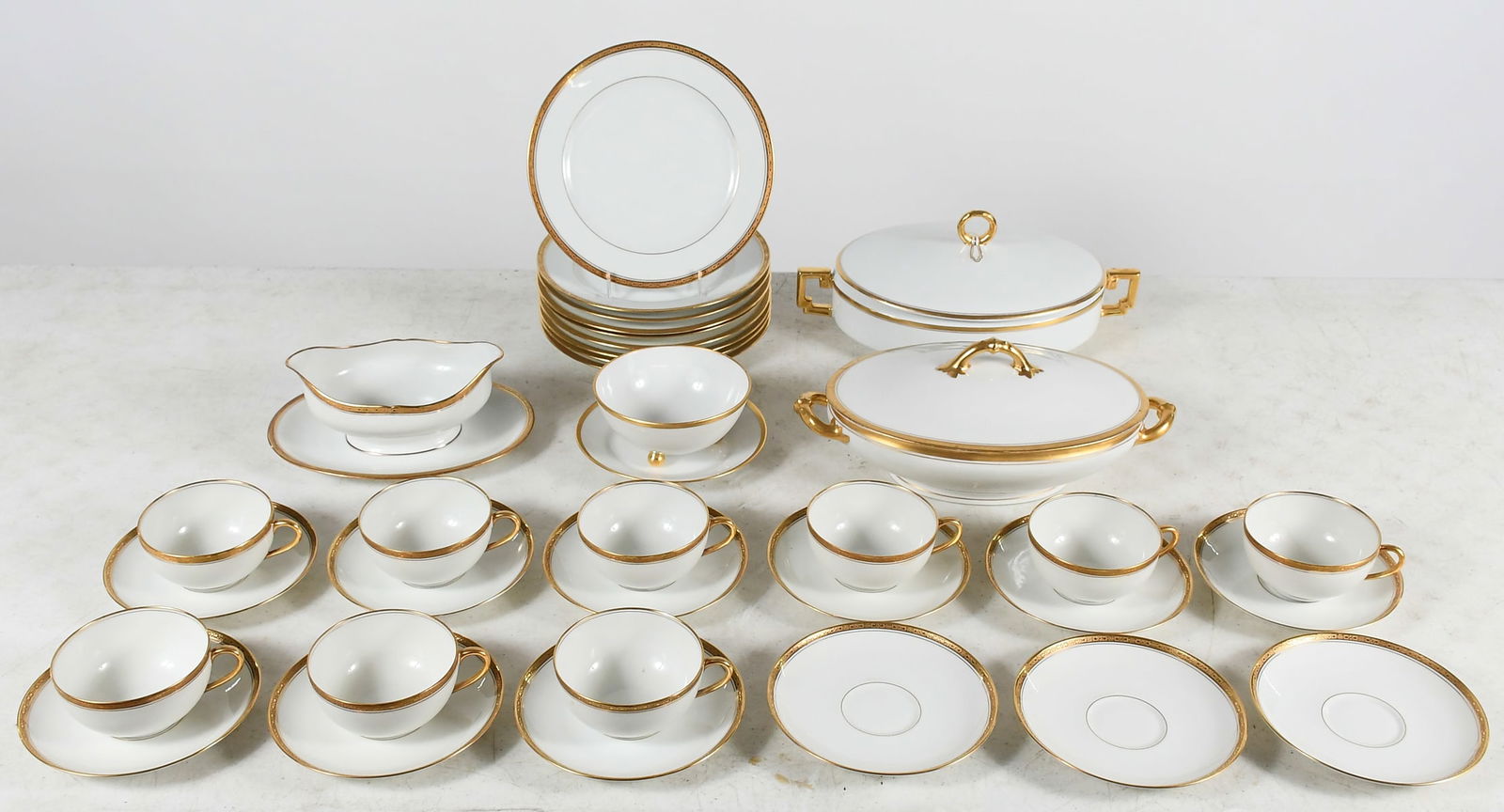 C. AHRENFELDT LIMOGES PARTIAL CHINA SERVICE (1 of 8)