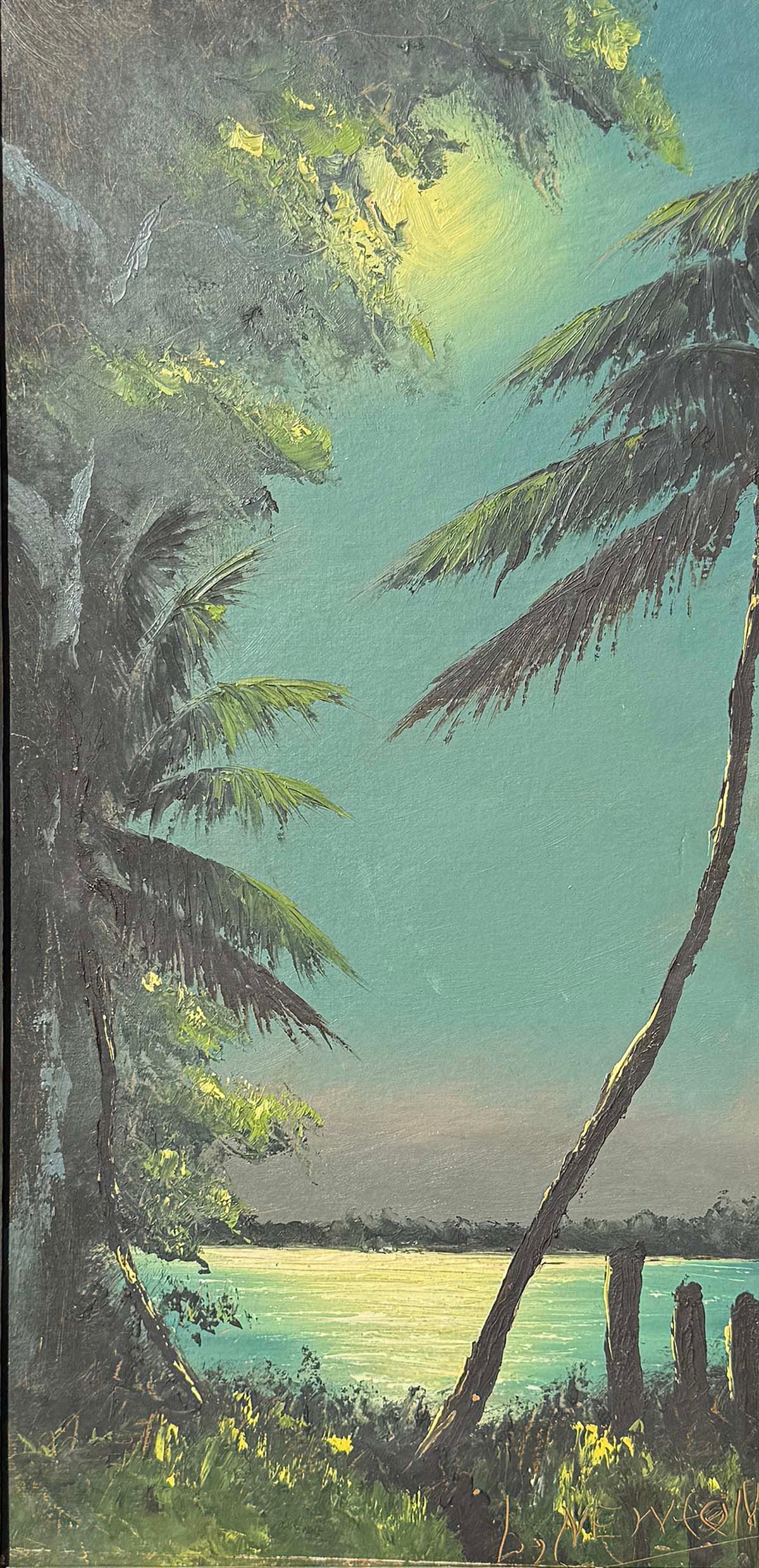 LEM NEWTON FLORIDA HIGHWAYMEN NOCTURNAL PAINTING (1 of 4)