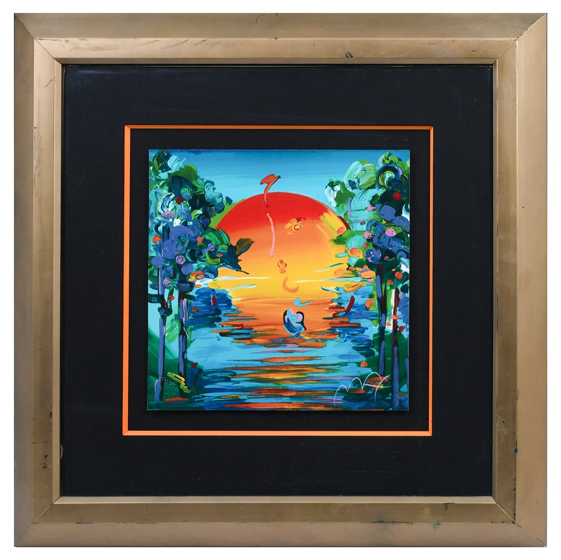 PETER MAX BETTER WORLD EMBOSSED LITHOGRAPH - 2