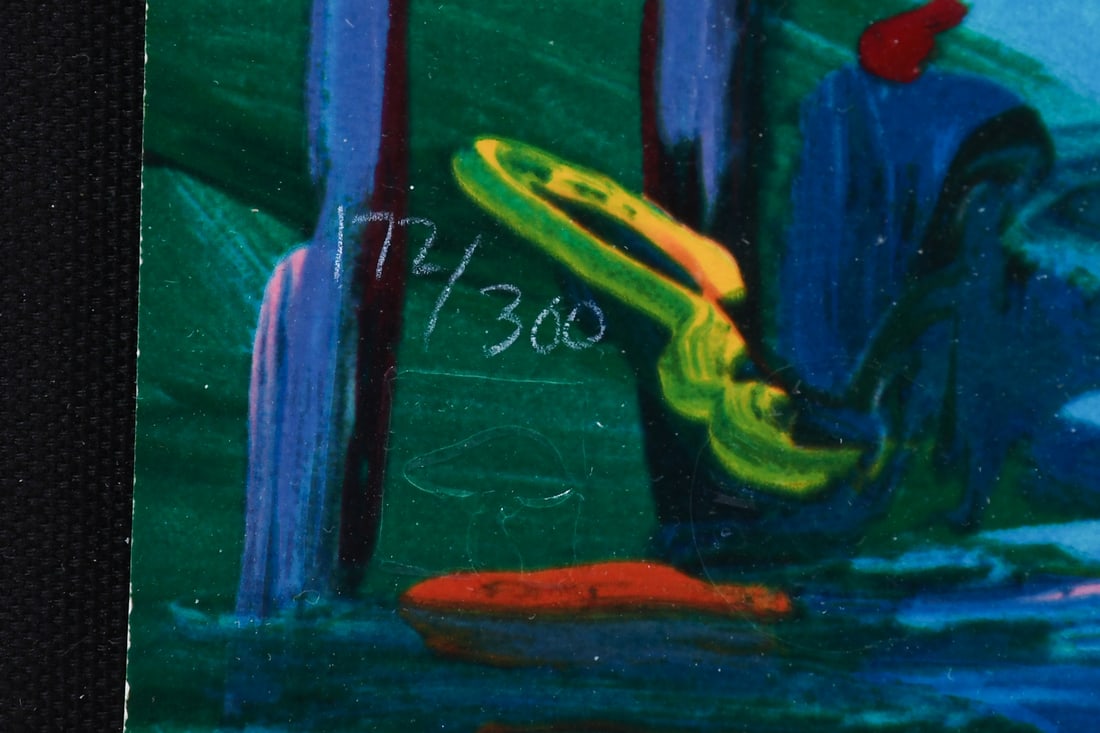 PETER MAX BETTER WORLD EMBOSSED LITHOGRAPH - 3