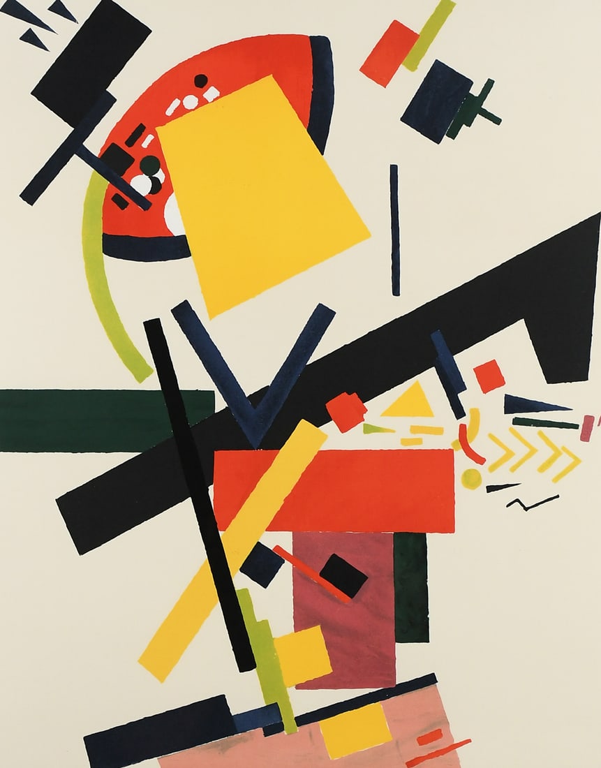 KASIMIR MALEVICH SUPREMATIST COMPOSITION LITHOGRAP (1 of 5)