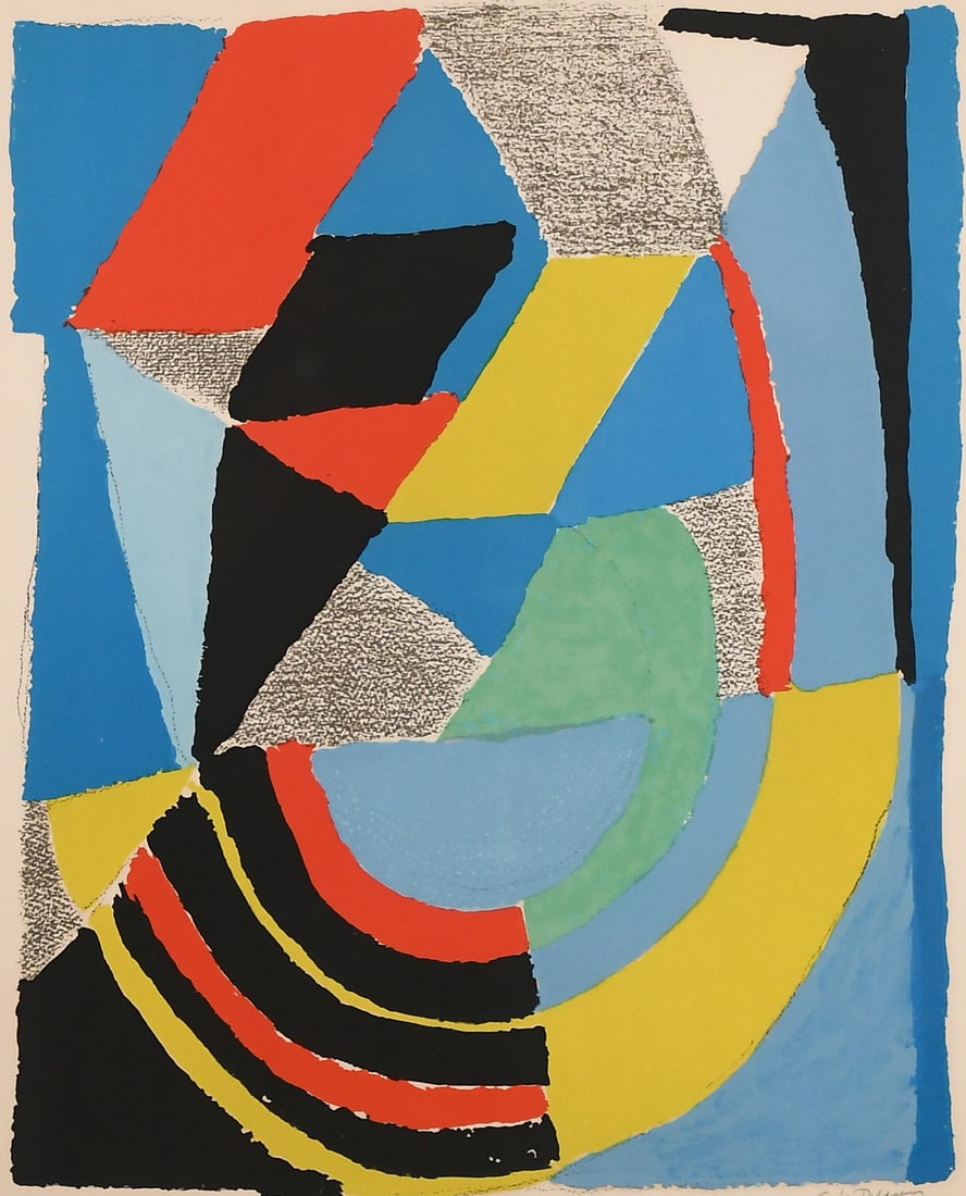 SONIA DELAUNAY "VIERTEL" LITHOGRAPH (1 of 5)