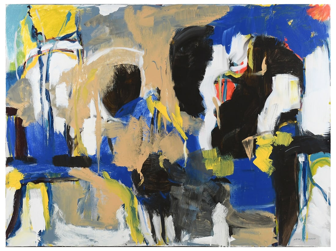 NANCY SMREKAR ABSTRACT 36" X 24" (1 of 3)