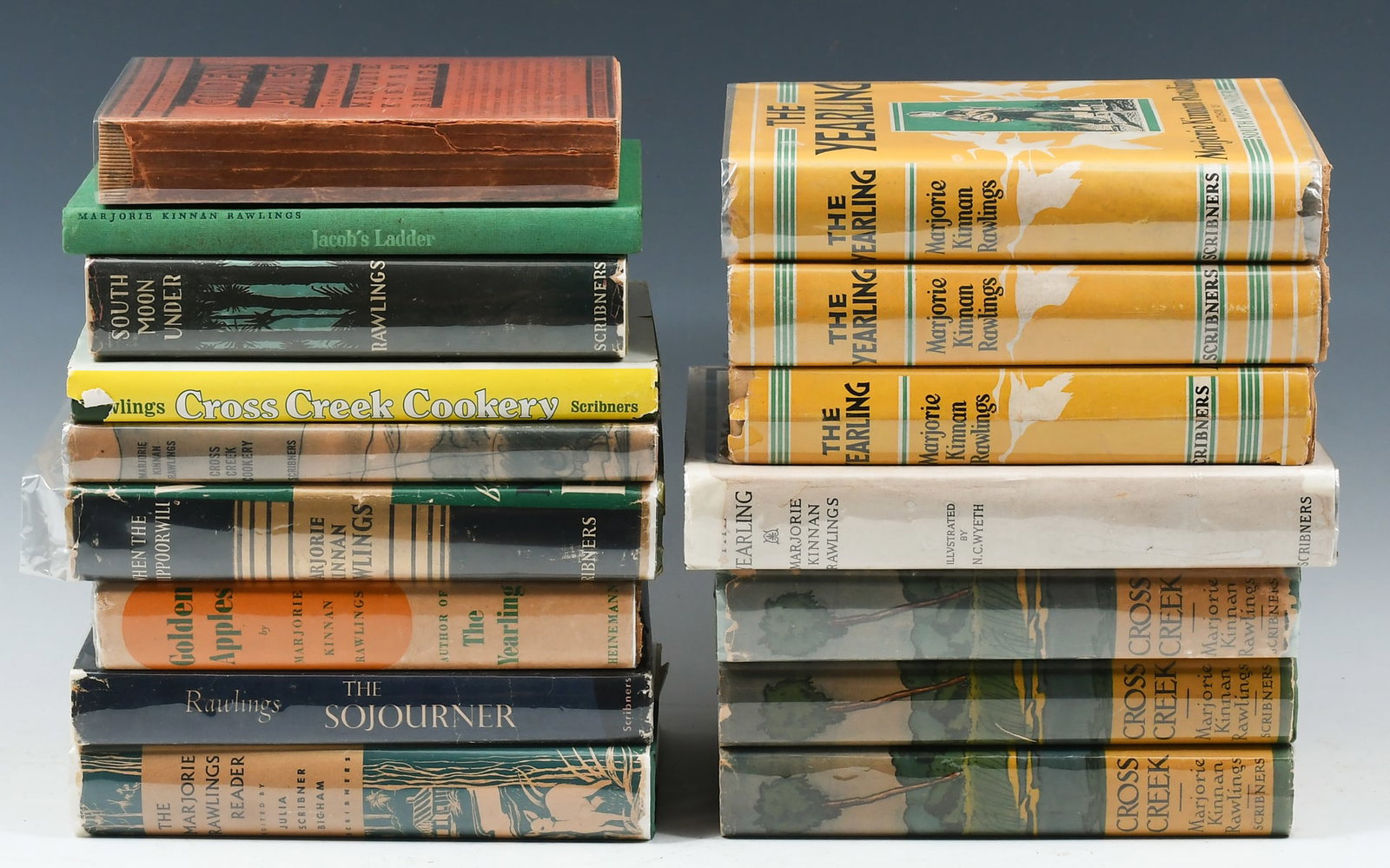 18 PC. MARJORIE KINNAN RAWLINGS BOOKS, 2 SIGNED (1 of 5)