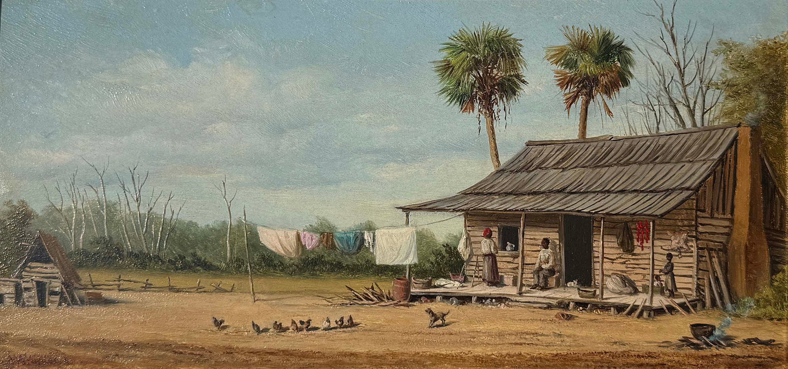 WILLIAM AIKEN WALKER CRACKER CABIN PAINTING (1 of 4)