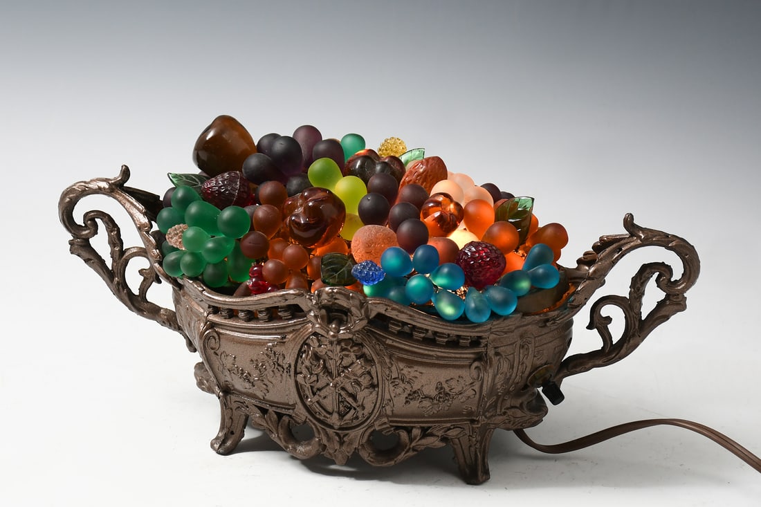 CZECH GLASS LAMP (1 of 1)