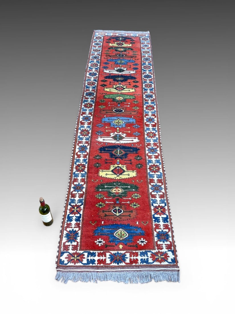 ESTATE NORTHWEST PERSIAN OR CAUCASIAN-STYLE RUNNER RUG (1 of 3)